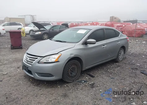 2014 Nissan Sentra S from USA, damaged, VIN 3N1AB7APXEY338850